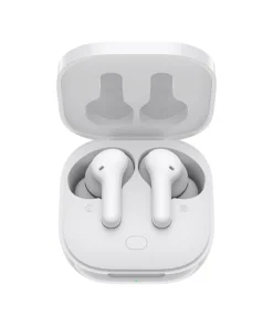 هدفون بلوتوثی کیو سی وای مدل T13 TWS با نویز کنسلینگ میکروفون (ENC)، درگاه شارژ USB Type-C، دارای میکروفون دوگانه، دارای قابلیت جداسازی صدا، مقاوم در برابر رطوبت و عرق